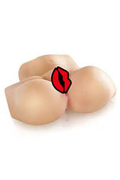 Мастурбатор-напівторс Real Body — Hot Girl, два входи: вагіна та попка (м'ята упаковка!!!!