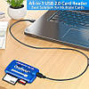 Універсальний USB-адаптер Onefavor SM2001 концентратор SD, XD, CF. Пристрій читання та запису карт SmartMedia, фото 6