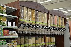 Б/В Диспенсер для сипучих продуктів, Гравітаційна ємність 7,5 л GB100-7,5 FN для сипучих продуктів, фото 4