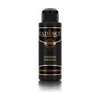 Акрил Чорний, 120 мл, Cadence Premium, 101_0002