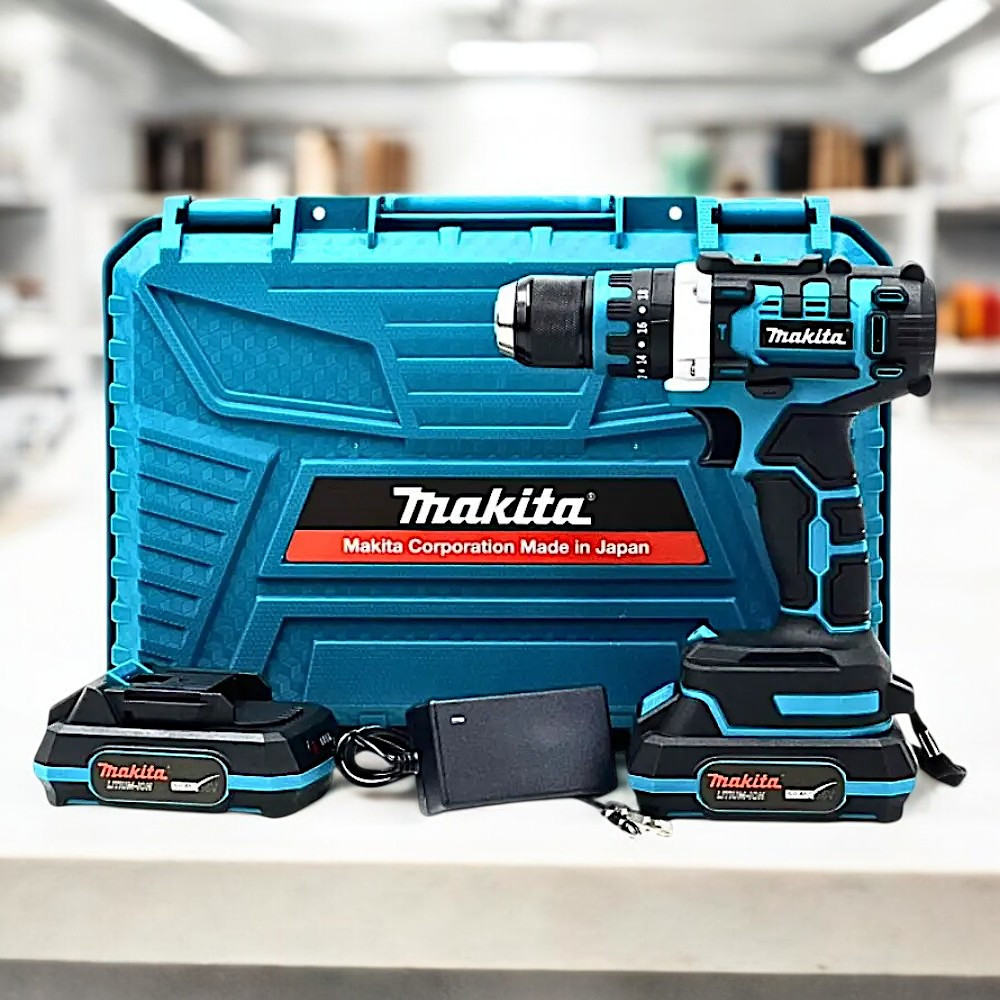 Ударний шуруповерт Makita DTW486 з металевим патроном 10 мм Дриль-шуруповерт Макіта Шукупокрут з АКБ 24V