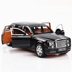 Модель автомобіля Rolls Royce Phantom 1:24. Звук + світло ефекти. Металева інерційна машинка Роллс Ройс