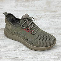 Кроссовки мужские хаки летние сетка Кросівки чоловічі хакі літні сітка (Код: Л3562)