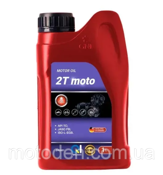 Олива моторна мото GNL MOTO 2T 1л, фото 1
