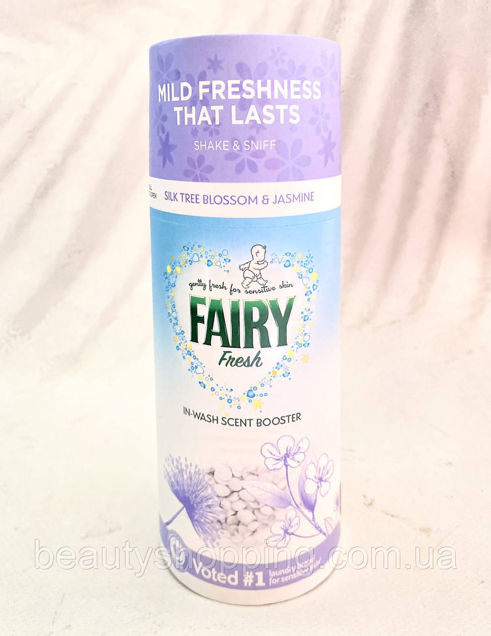 Кондиціонер парфумований для дитячої білизни гранульований Fairy Blossom Silk Tree and Jasmine fresh 176g