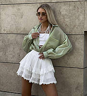 Стильная женская юбка мини ткань : софт мод 215