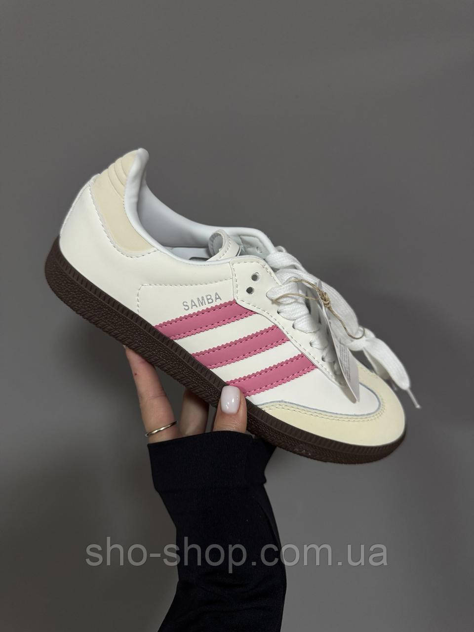 Кроссовки Adidas ADIDAS SAMBA | WHITE / FUCHSIA premium