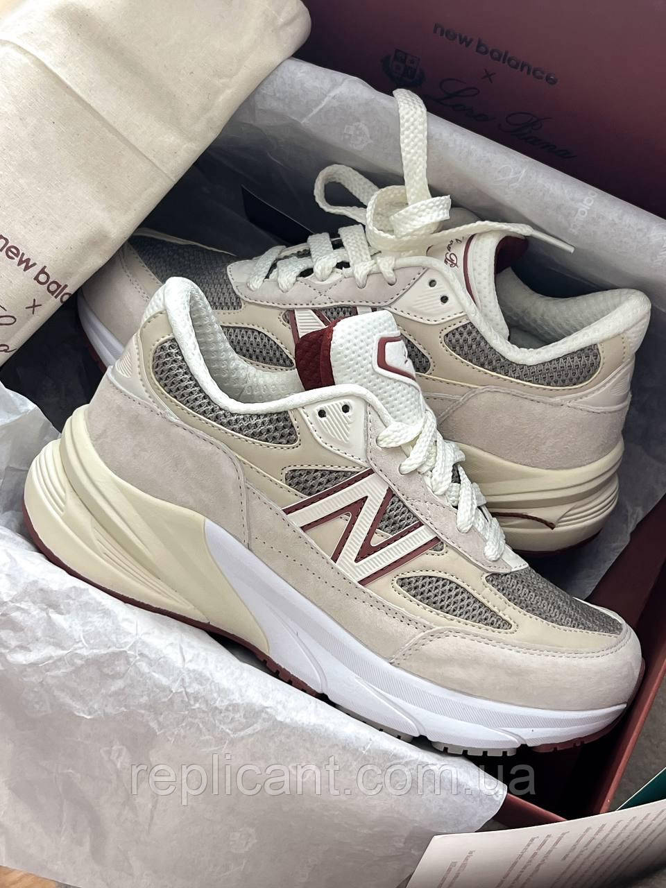 Женские кроссовки New Balance 990v6 x Loro Piana жіночі кросівки New Balance унісекс