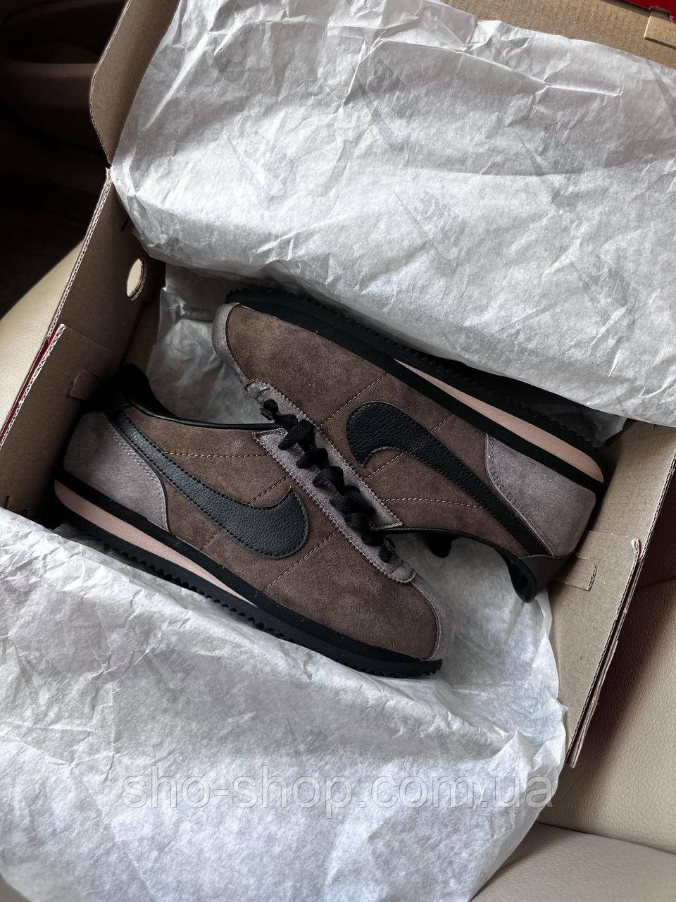 Кросівки Nike Cortez Brown Black 🍪