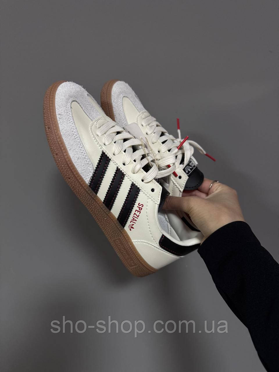 Кроссовки Adidas ADIDAS SPEZIAL | CREAM / BLACK / RED premium