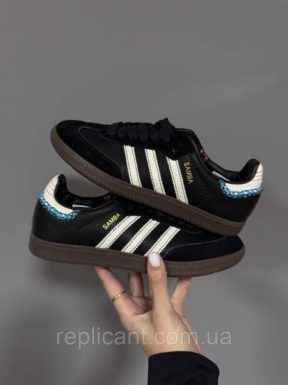 Женские кроссовки Adidas ADIDAS SAMBA x FEIFEI RUAN BLACK premium жіночі кросівки Adidas унісекс