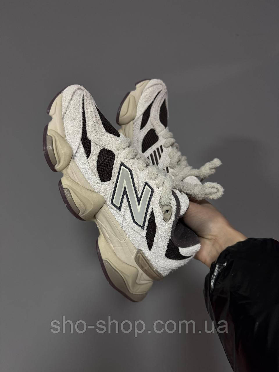 Кроссовки New Balance LIGHT BEIGE / BLACK premium
