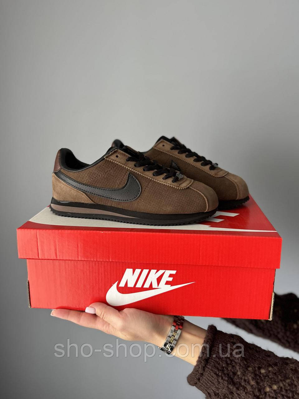 Кросівки Nike Cortez Brown/black