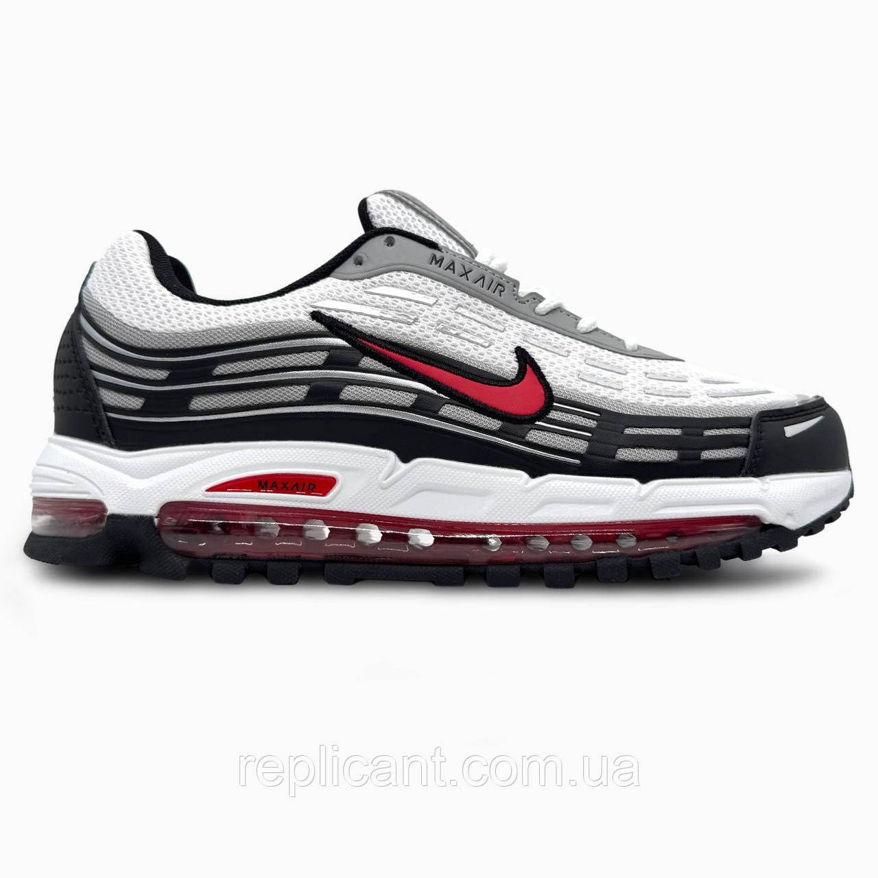 Мужские кроссовки Nike Air Max TL 2.5 White/Black/Red чоловічі кросівки Nike унісекс, фото 1