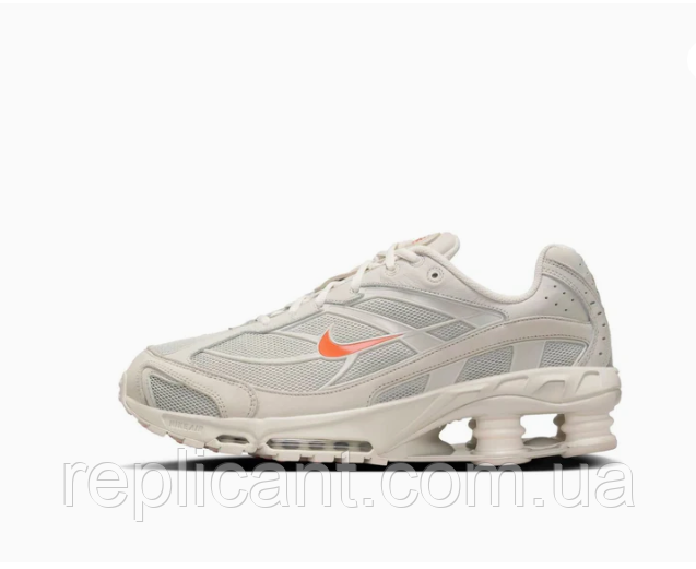 Мужские кроссовки Nike Shox Ride 2 'Light Bone Turf Orange' HQ5412-072 чоловічі кросівки Nike унісекс