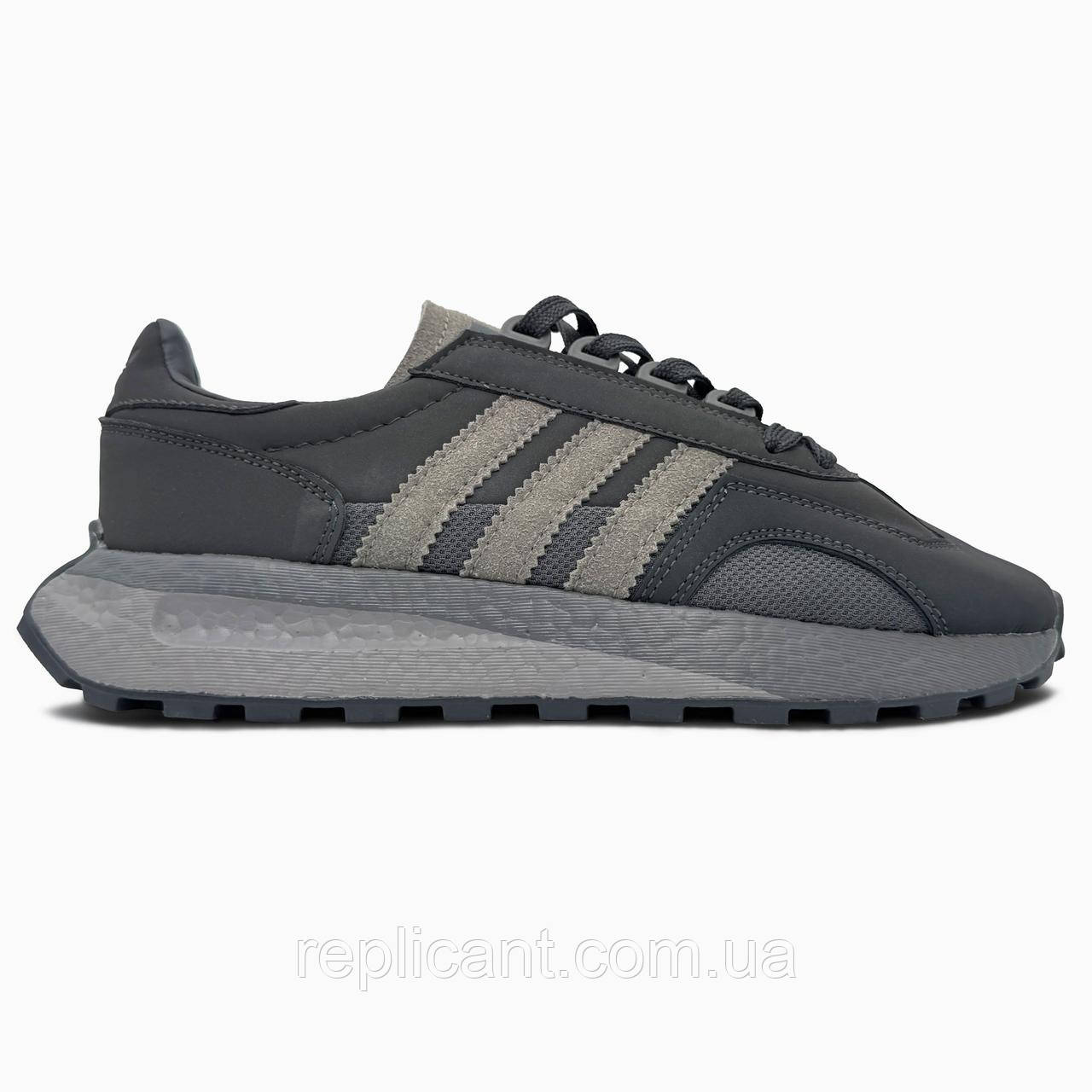 Мужские кроссовки Adidas Retropy E5 Grey/Black чоловічі кросівки Adidas унісекс