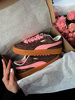 Кроссовки Puma Suede XL Brown/Pink