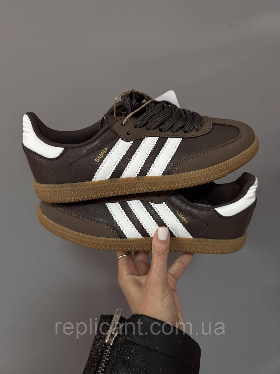 Женские кроссовки Adidas BROWN / WHITE premium жіночі кросівки Adidas унісекс