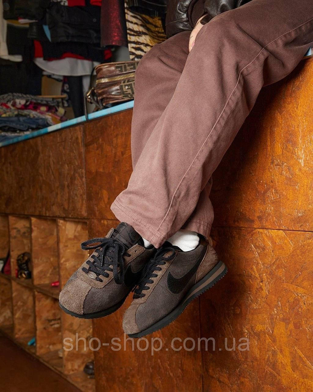 Кросівки Nike Cortez Brown/Black