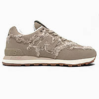 Женские кроссовки New Balance  574 x Miu Miu Beige кросівки New Balance унісекс