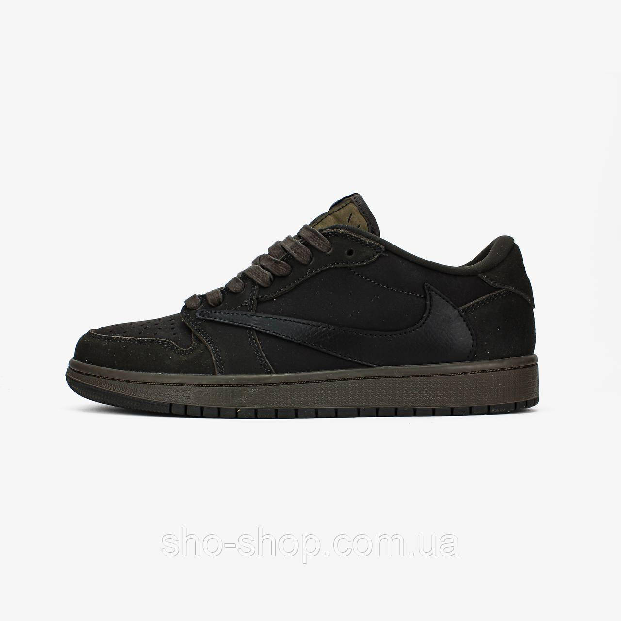 Кроссовки Nike Travis Scott x Jordan 1 Low OG SP 'Velvet Brown'
