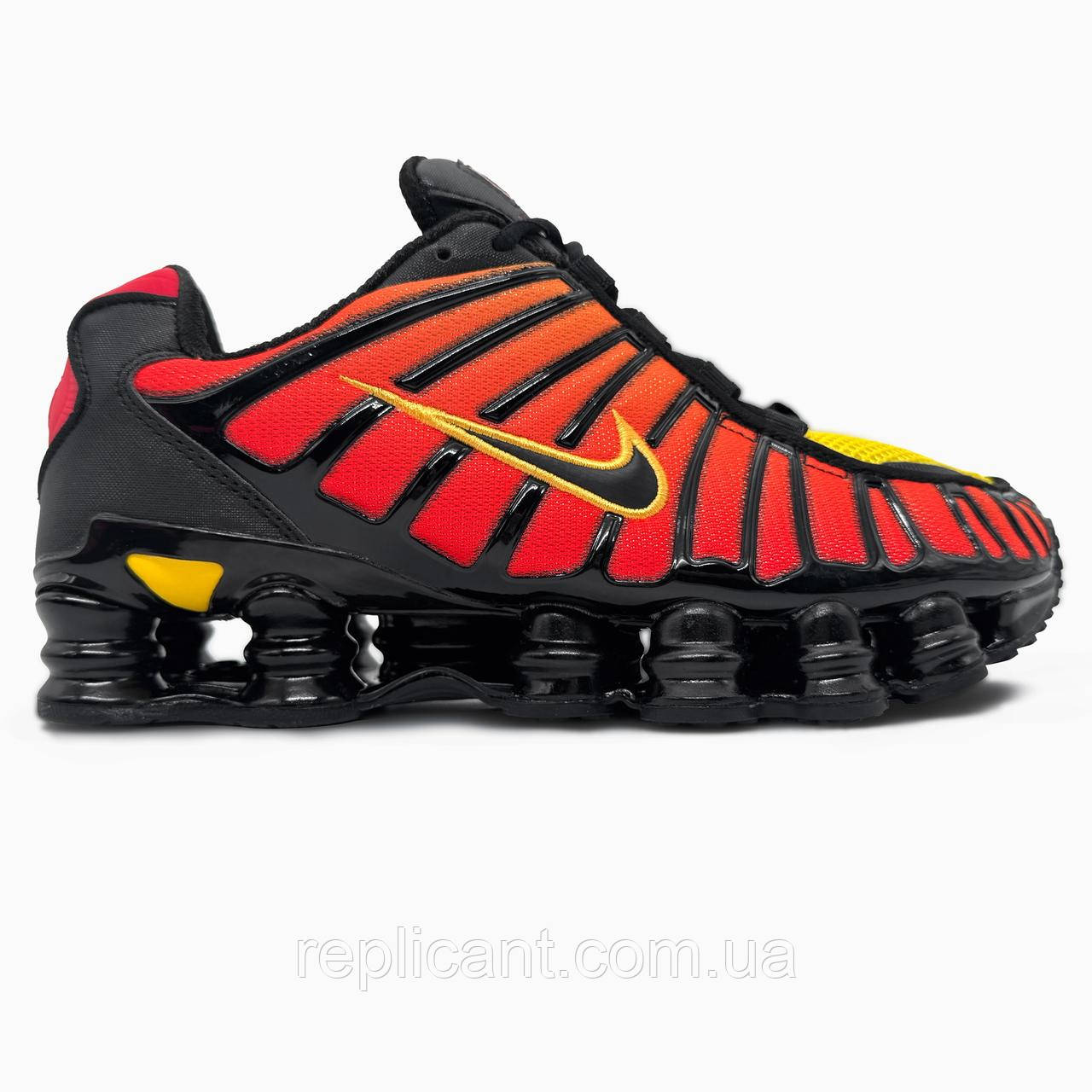 Мужские кроссовки Nike Shox TL Black/Orange чоловічі кросівки Nike унісекс
