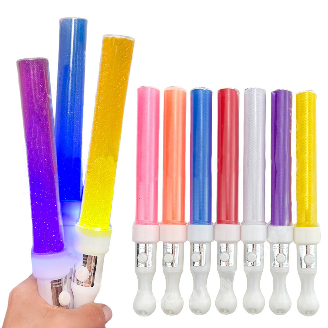 Світна різнобарвна палиця товста 6 шт., фото 1