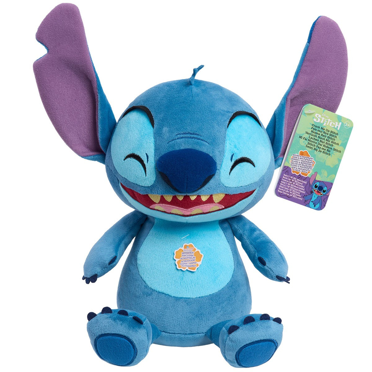 Іграшка Disney Stitch Стіч-Сміхотун 28 см з рухами та звуками Disney Stitch 10421 Crack Me Up , Міккі Маус, фото 1