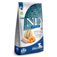 Беззерновий сухий корм Farmina N&D Ocean Puppy Mini для цуценят дрібних порід з тріскою, гарбузом та динею 7 кг