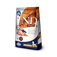 Беззерновой корм Farmina BROWN для собак мелких пород с коричневой шерстью с ягненком,спирулиной морковью 5 кг