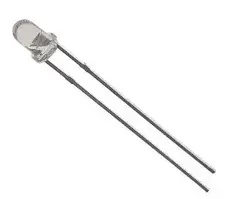 Світлодіод 3 mm, червоний, миготливий