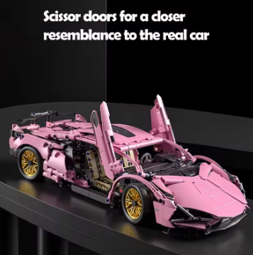Конструктор гоночний автомобіль Lamborghini суперкар подарунок в коробці для дітей і батьків