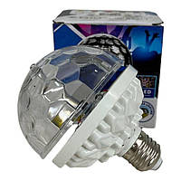 Світлодіодне дисколампа в патрон COLOR ROTATING LAMP E27