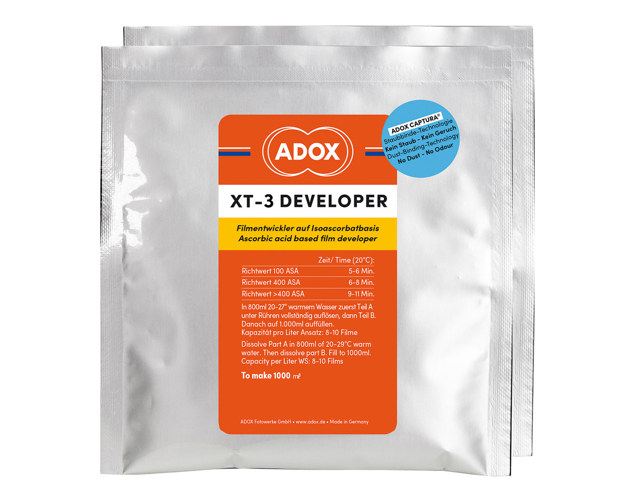 Проявник для фотоплівки чорно-білий ADOX XT-3 Developer to mix 1000 ml