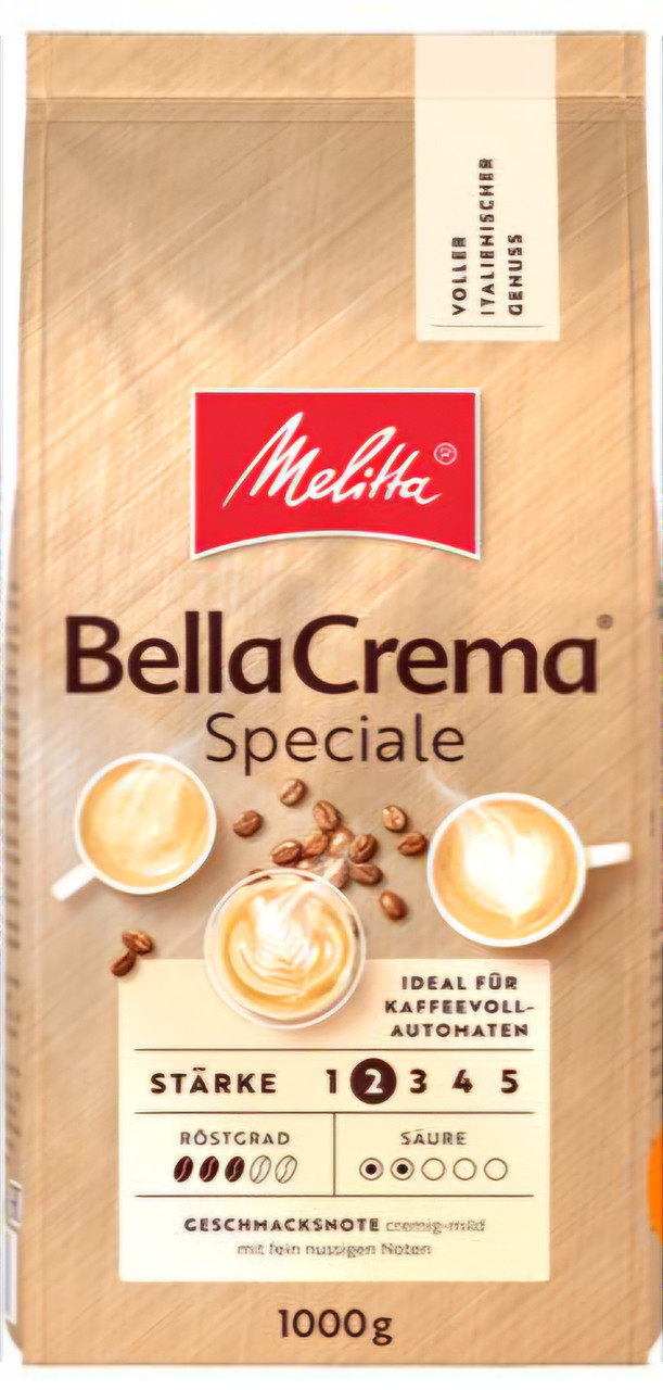 Кава в зернах Melitta Bella Crema Speciale (Melitta BellaCrema Speciale, Melitta Speciale) 1кг