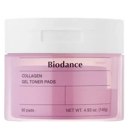 Педи для обличчя з підтягувальним ефектом Biodance Collagen Gel Toner Pads 60 шт, фото 1