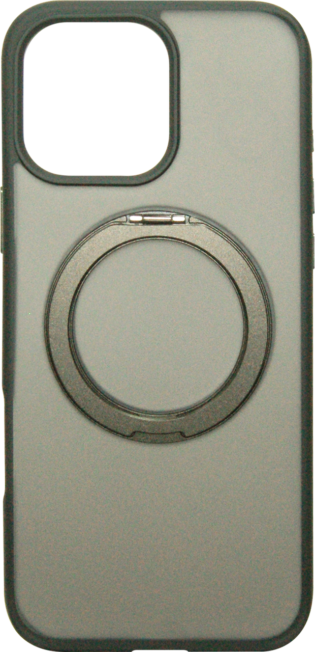 Накладка iPhone 16 Pro Max ROCK Rotating Magnetic Foldable Bracket Guard Touch black