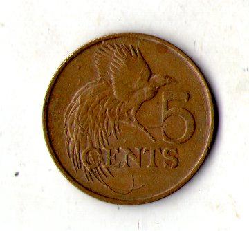 Тринідад і Тобаго 5 центів  1979 рік №1806