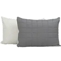 Стьобана декоративна наволочка Viluta Дует 1 шт 50*70 Графіт