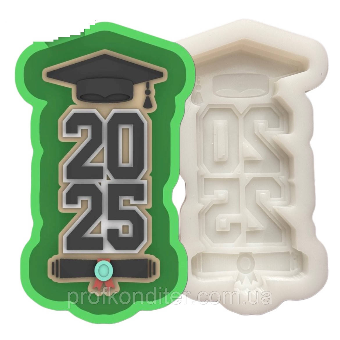 Ексклюзив! Силіконовий молд для ГІПСУ та ін "Рамочка - Випуск 2025-1", фото 1