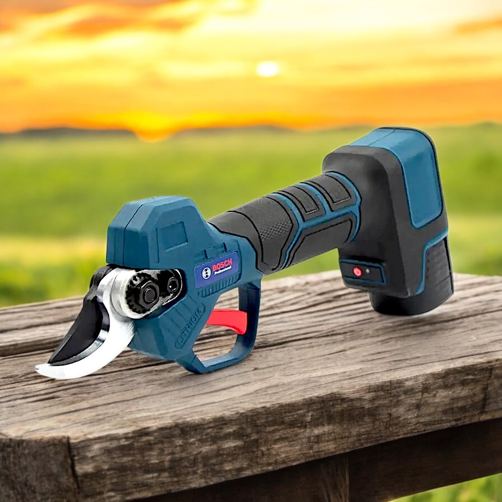 Секатор акумуляторний Bosch ProPruner Електросекатор Бош 18 V 4 AH Універсальний садовий секатор в кейсі