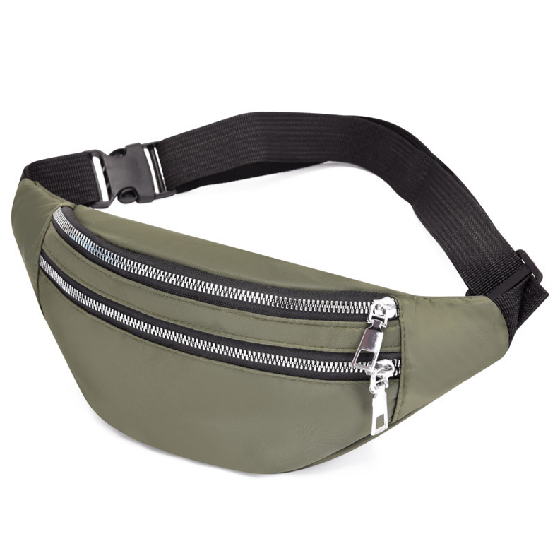 Сумка на пояс на 2 відділа/ Бананка через плече / Поясна сумка спортивна / Сумка бананка міська, фото 1