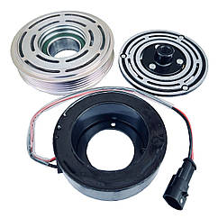 Муфта в зборі компресора Sanden SD7H15, PV4, 112 мм, 12В