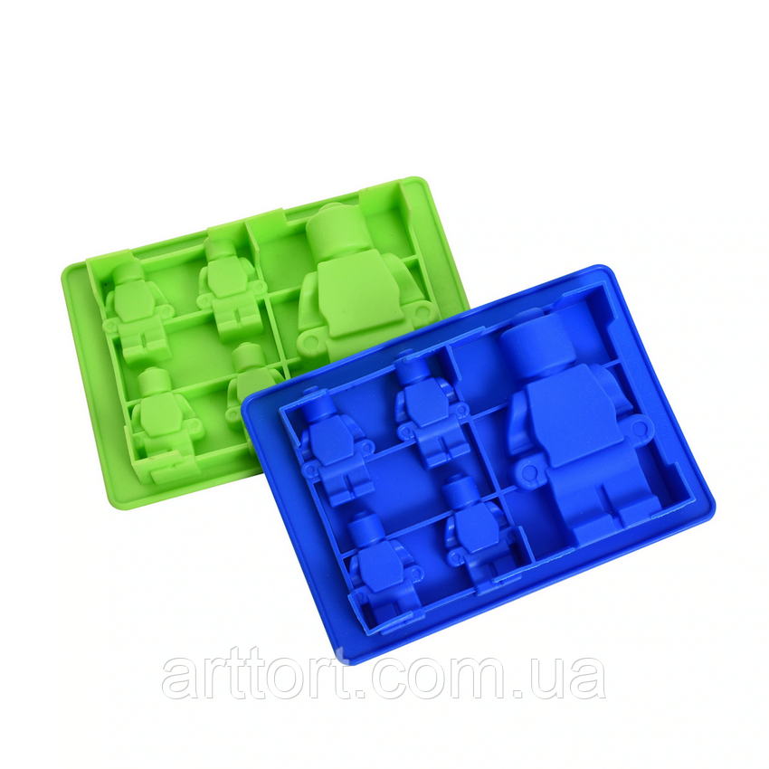 Силіконова форма кубики Lego Ніндзяго, фото 1