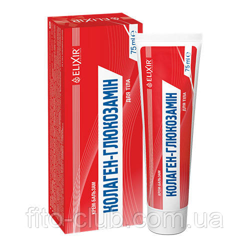 Еліксир Крем-бальзам Колаген – глюкозамін 75 мл