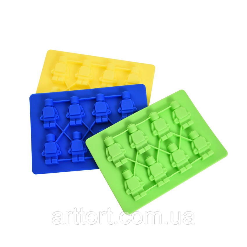 Силіконова форма кубики Lego Ніндзяго, фото 1