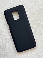 Чохол на Редмі Нот 9S чорний силіконовий. Чохол на Xiaomi Redmi Note 9S чорний силіконовий