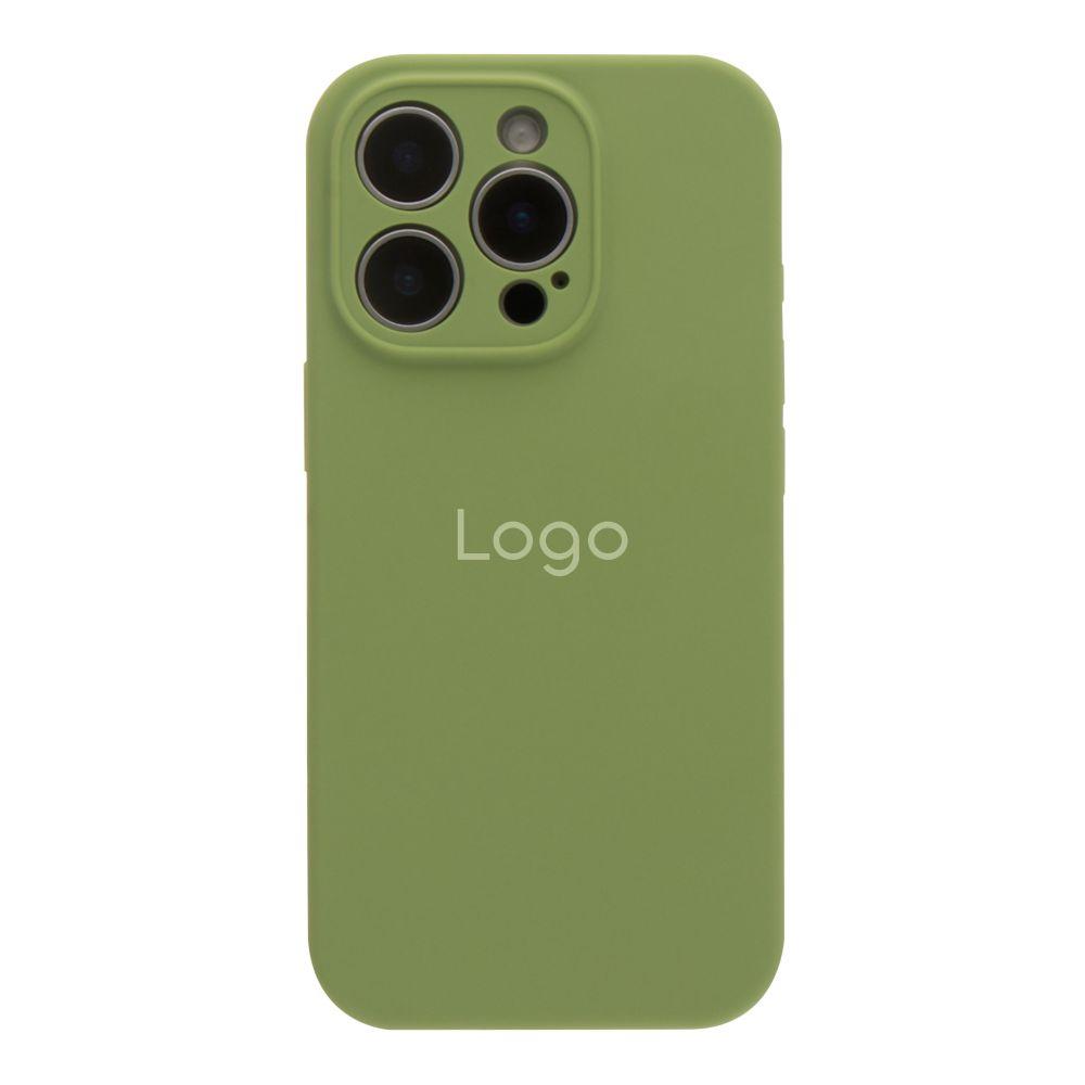 Чохол Silicone Case Full Size with Frame для iPhone 16 Pro Колір 01.Mint