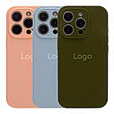 Чохол Silicone Case Full Size with Frame для iPhone 16 Pro Max Колір 06.Light Pink, фото 3
