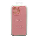 Чохол Silicone Case Full Size with Frame для iPhone 16 Pro Max Колір 06.Light Pink, фото 6